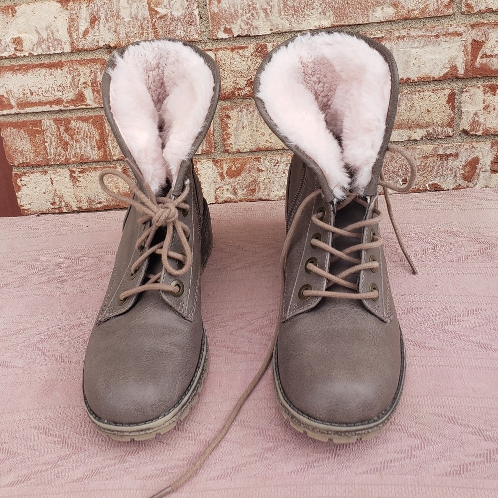 Justice furry boots